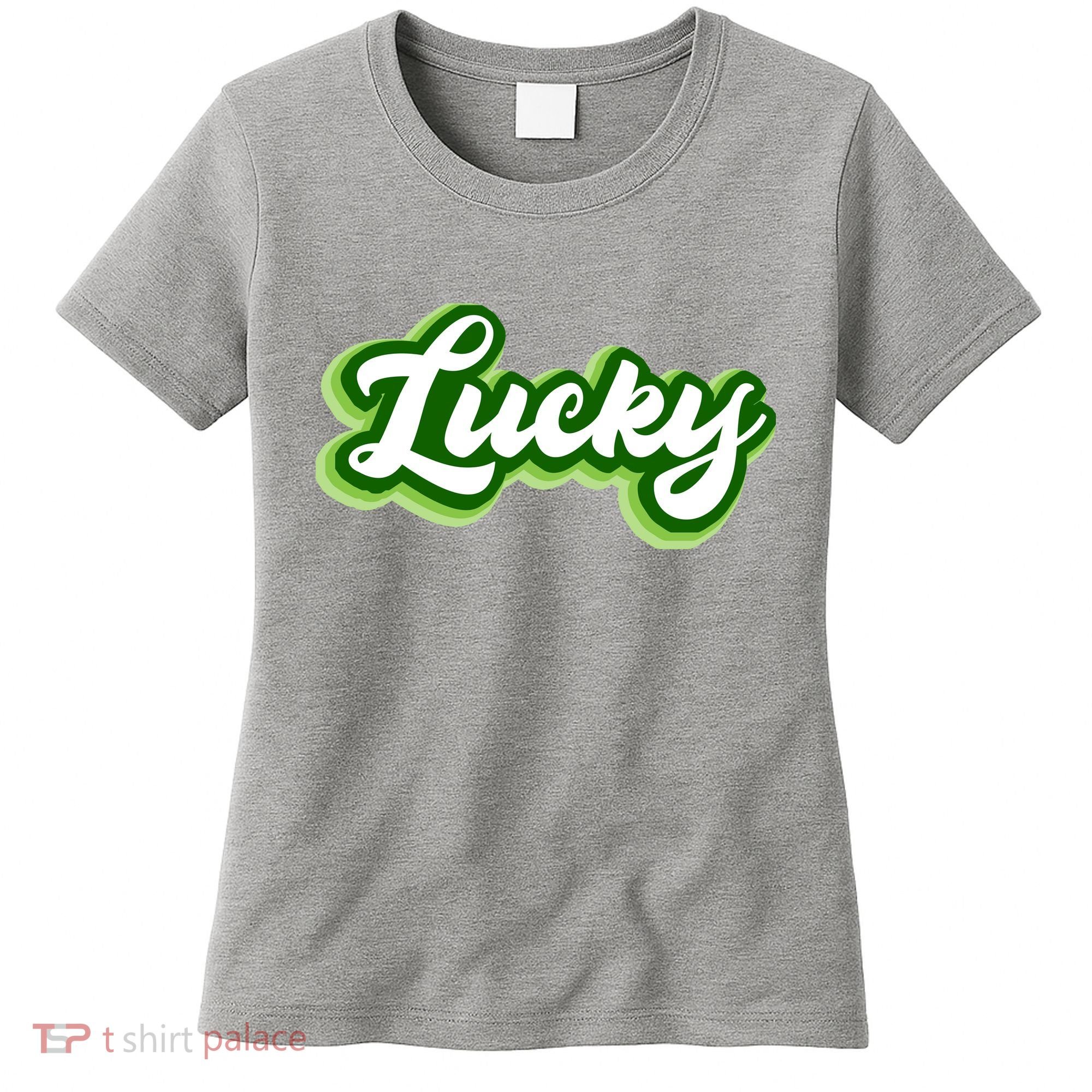 Lucky Retro St Patrick's Day Women's T-Shirt