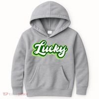 Lucky Retro St Patrick's Day Kids Hoodie thumb 0