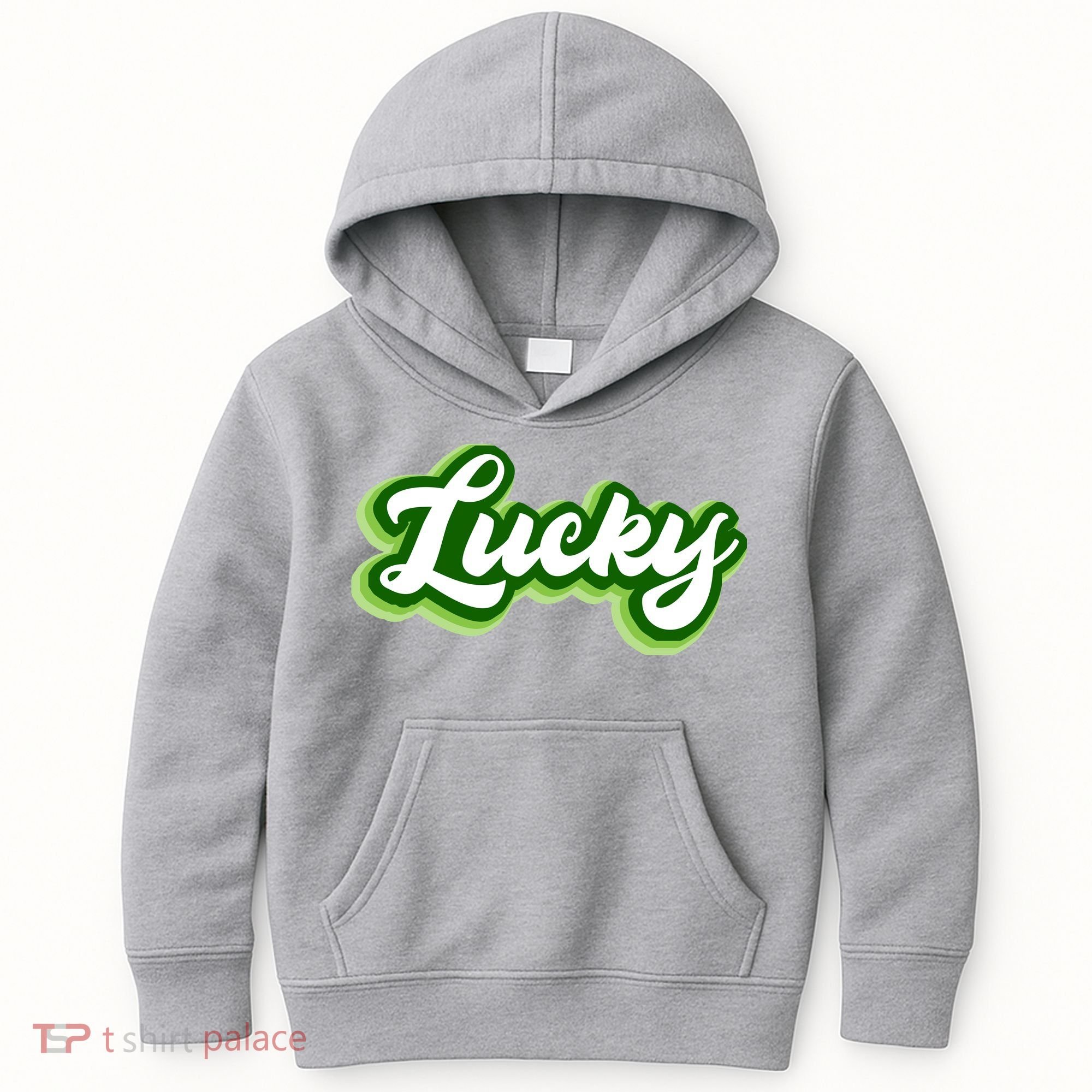 Lucky Retro St Patrick's Day Kids Hoodie