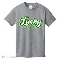 Lucky Retro St Patrick's Day Kids T-Shirt thumb 0