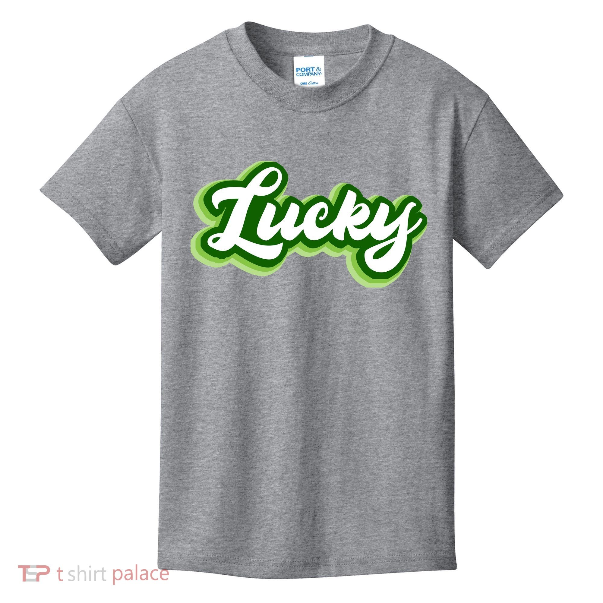 Lucky Retro St Patrick's Day Kids T-Shirt