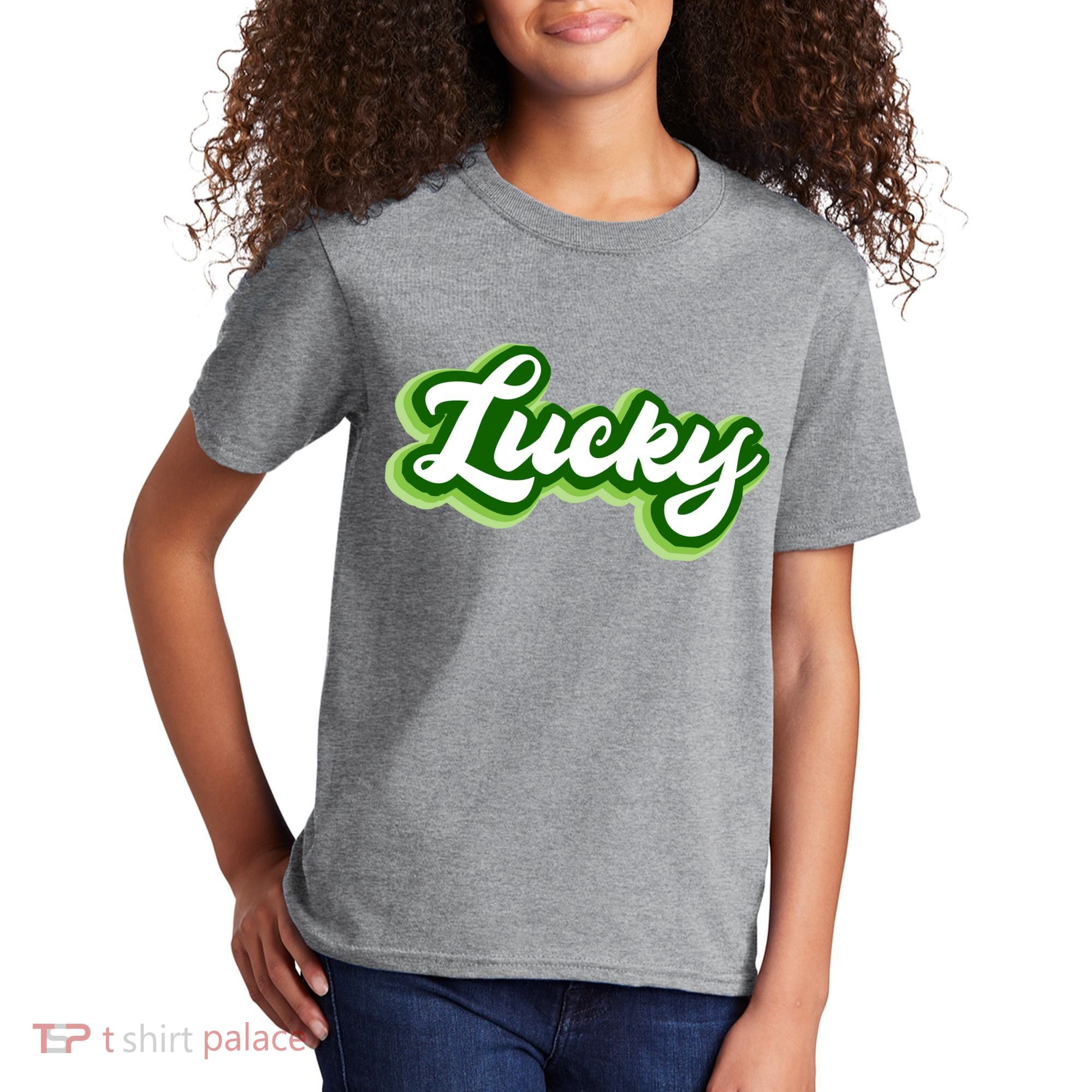Lucky Retro St Patrick's Day Kids T-Shirt