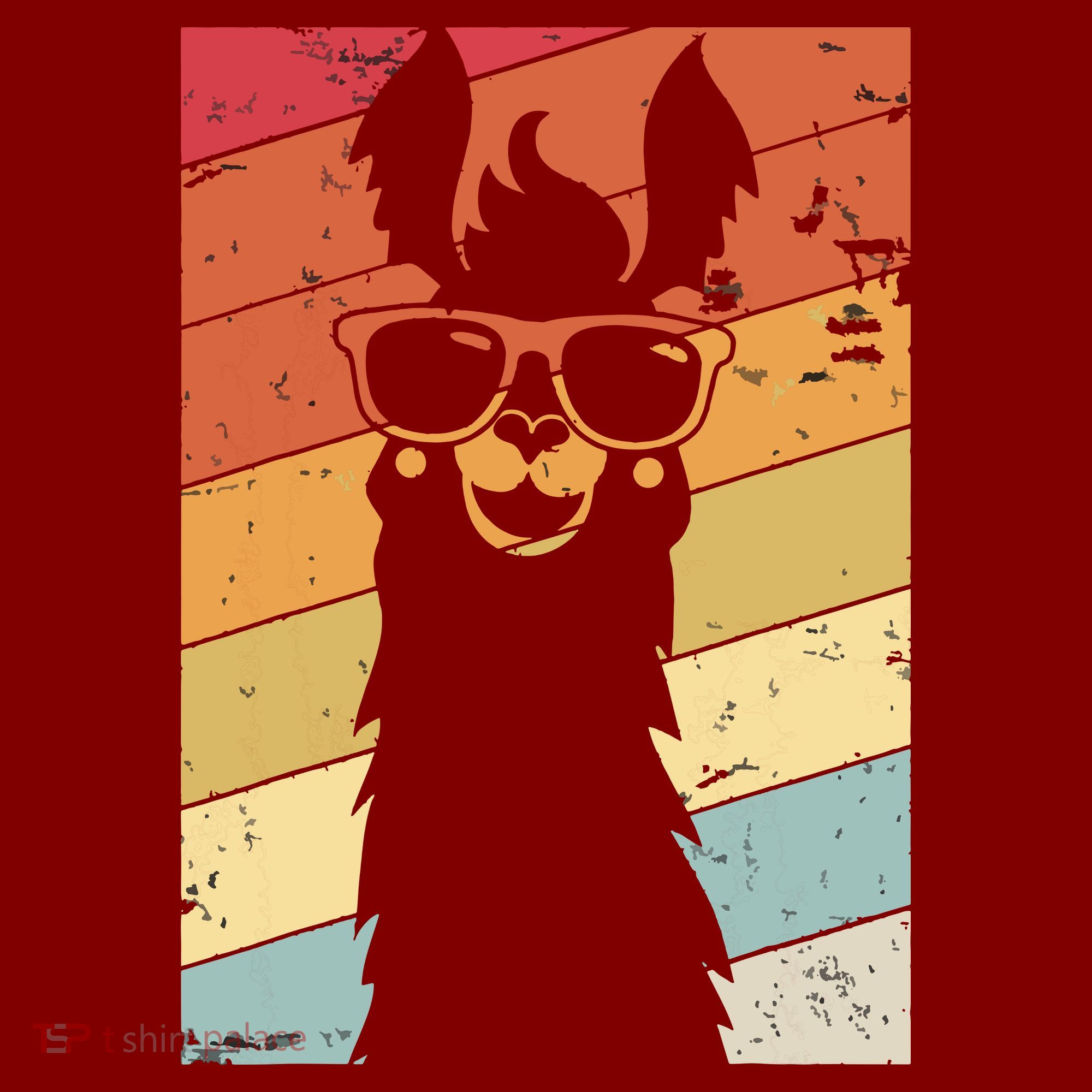 Llama Retro Style Alpaca Apron