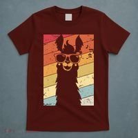 Llama Retro Style Alpaca T-Shirt thumb 5