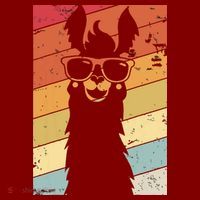 Llama Retro Style Alpaca Kids Hoodie thumb 2