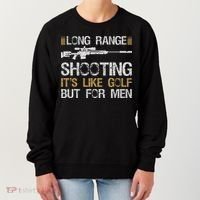 Long Range Shooting It's Like Golf But For Sniper Women's Sweatshirt thumb 0