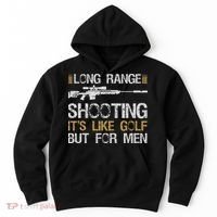 Long Range Shooting It's Like Golf But For Sniper Hoodie thumb 0