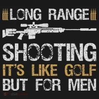 Long Range Shooting It's Like Golf But For Sniper Hoodie thumb 2