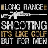Long Range Shooting It's Like Golf But For Sniper Women's Hoodie thumb 2