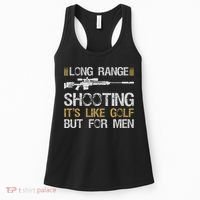 Long Range Shooting It's Like Golf But For Sniper Women's Tank Top thumb 0