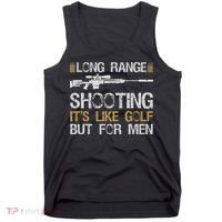 Long Range Shooting It's Like Golf But For Sniper Tank Top thumb 0