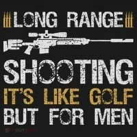 Long Range Shooting It's Like Golf But For Sniper Women's T-Shirt thumb 6