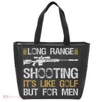 Long Range Shooting It's Like Golf But For Sniper Tote Bag thumb 0