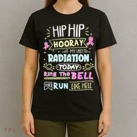 Last Radiation Today Ring The Bell_ Breast Cancer Warrior T-Shirt thumb 4