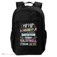 Last Radiation Today Ring The Bell_ Breast Cancer Warrior Backpack thumb 0