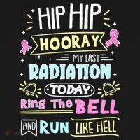 Last Radiation Today Ring The Bell_ Breast Cancer Warrior Button thumb 1
