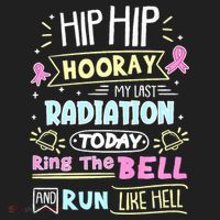 Last Radiation Today Ring The Bell_ Breast Cancer Warrior Beanie thumb 2