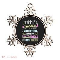 Last Radiation Today Ring The Bell_ Breast Cancer Warrior Ornament thumb 0