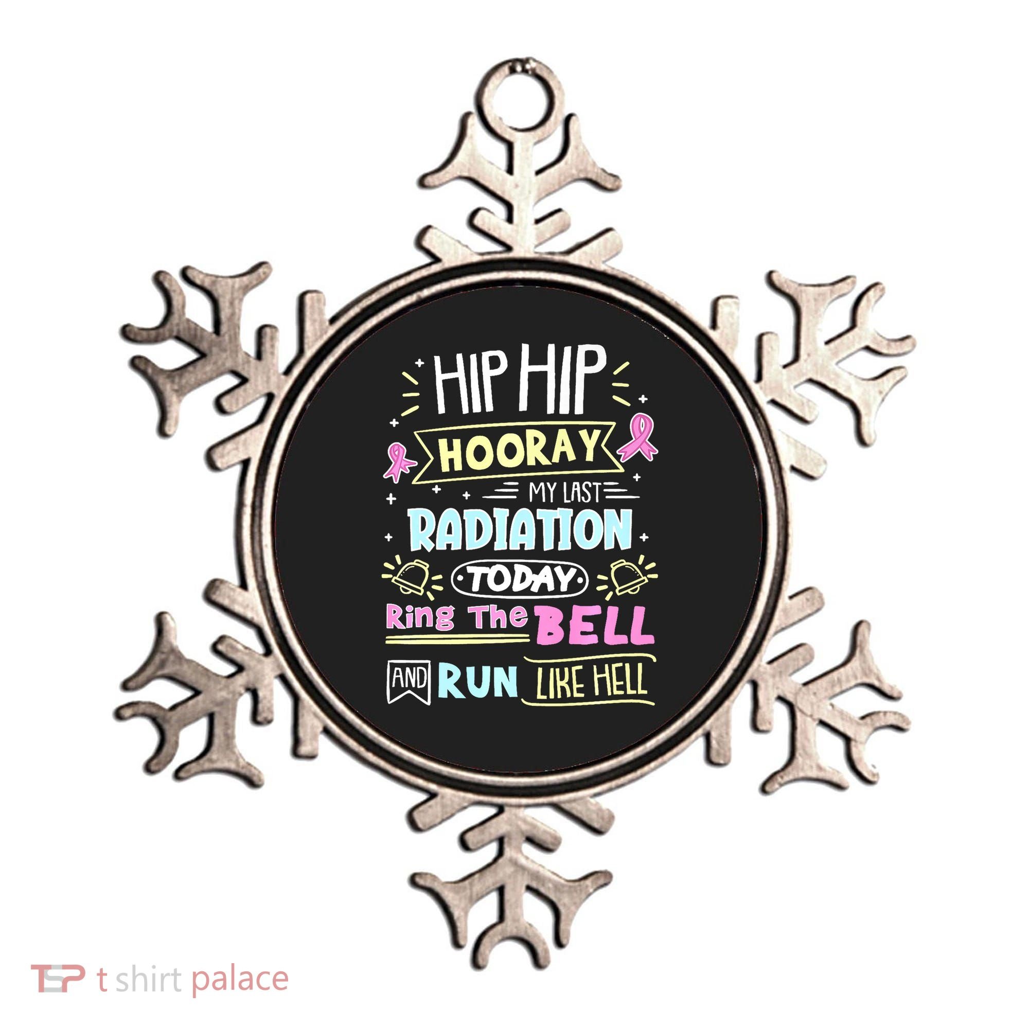 Last Radiation Today Ring The Bell_ Breast Cancer Warrior Ornament