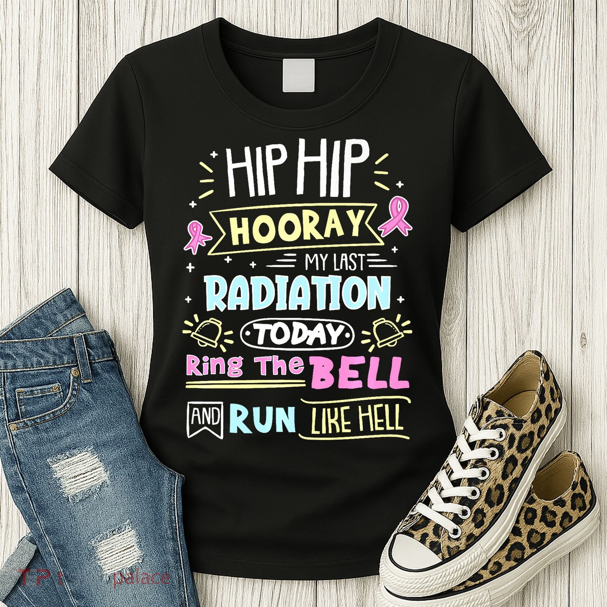 Last Radiation Today Ring The Bell_ Breast Cancer Warrior Women's T-Shirt