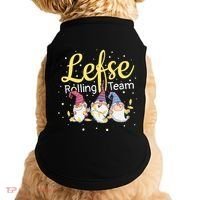 Lefse Rolling Team Gnome Christmas Norway Xmas Ornament Gift Doggie Tank thumb 0