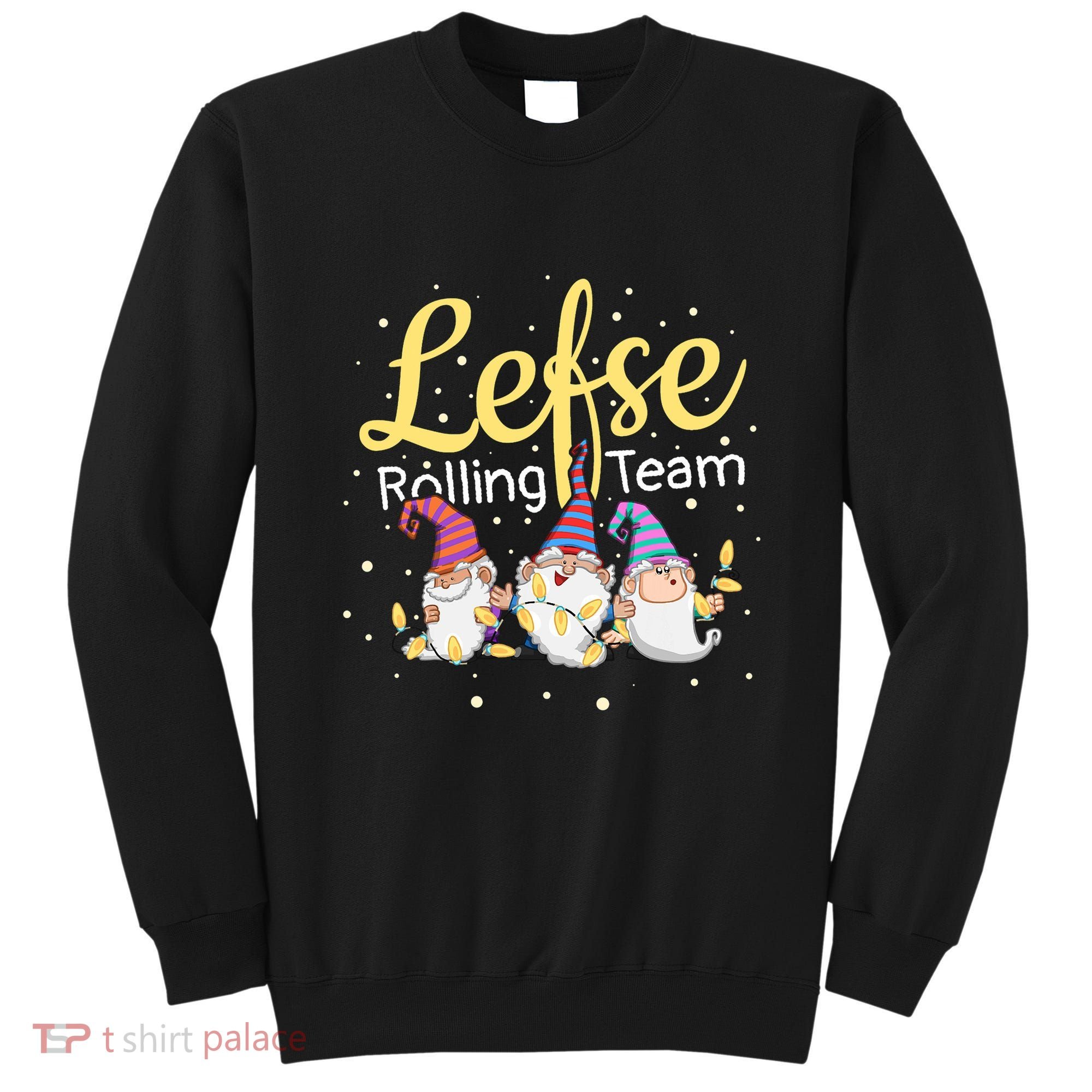 Lefse Rolling Team Gnome Christmas Norway Xmas Ornament Gift Sweatshirt