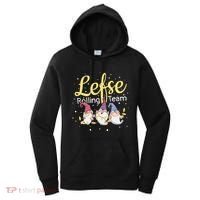Lefse Rolling Team Gnome Christmas Norway Xmas Ornament Gift Women's Hoodie thumb 0