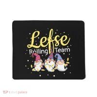 Lefse Rolling Team Gnome Christmas Norway Xmas Ornament Gift Mousepad thumb 0