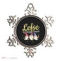 Lefse Rolling Team Gnome Christmas Norway Xmas Ornament Gift Ornament thumb 0