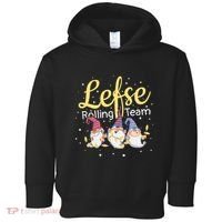 Lefse Rolling Team Gnome Christmas Norway Xmas Ornament Gift Toddler Hoodie thumb 0