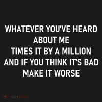 Love Reality Tv Show Quote Whatever You Heard About Me Women's Tank Top thumb 5
