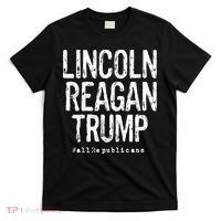 Lincoln Reagan Trump Favorite Presidents T-Shirt thumb 0