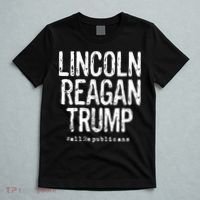 Lincoln Reagan Trump Favorite Presidents T-Shirt thumb 5