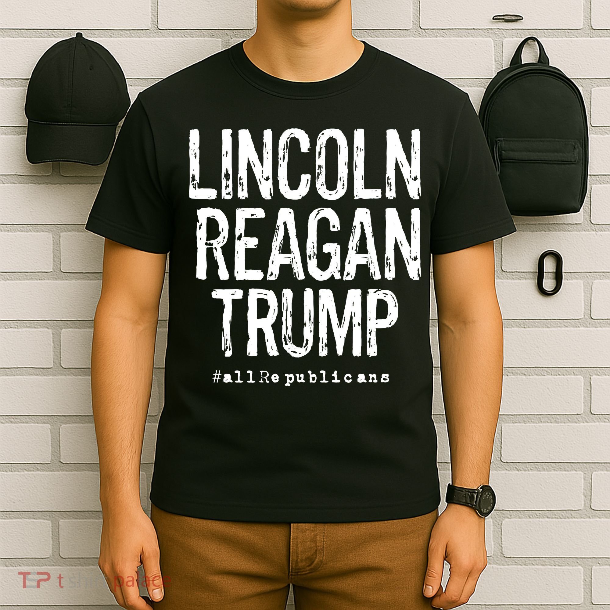 Lincoln Reagan Trump Favorite Presidents T-Shirt