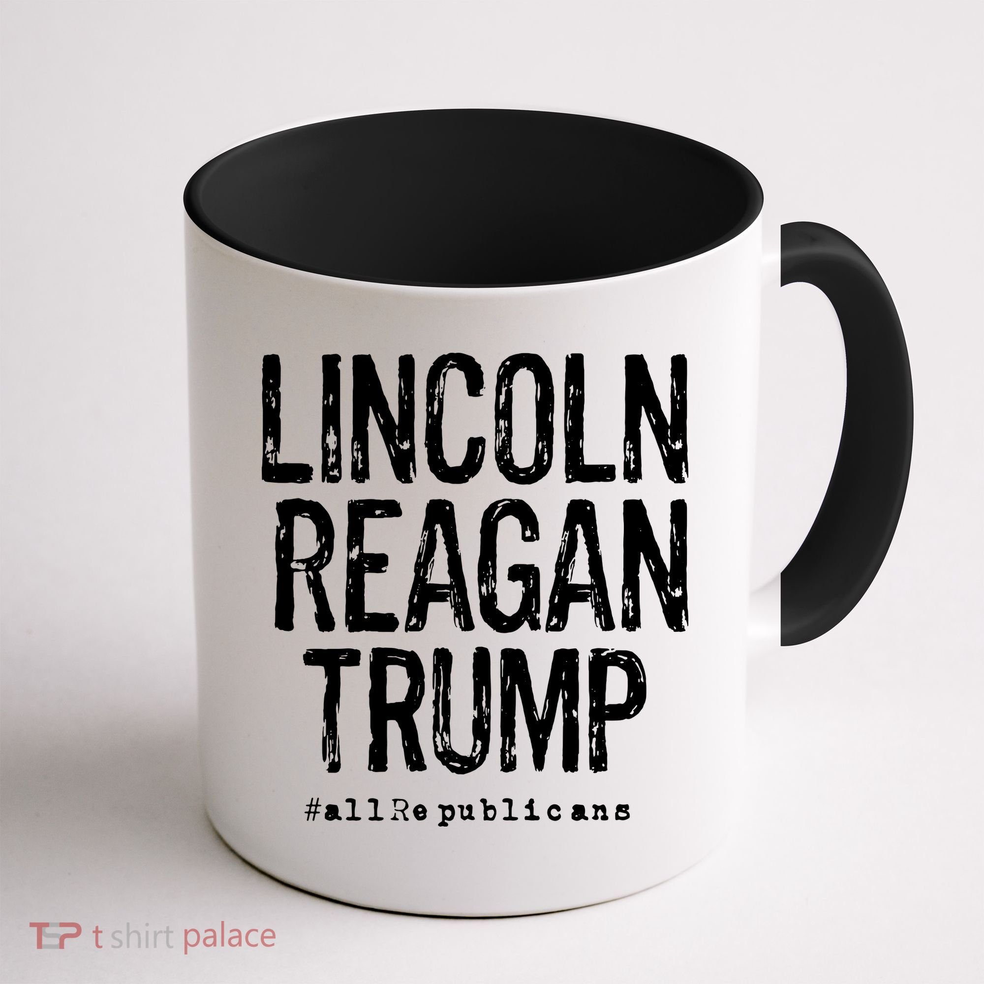 Lincoln Reagan Trump Favorite Presidents Coffee Mug