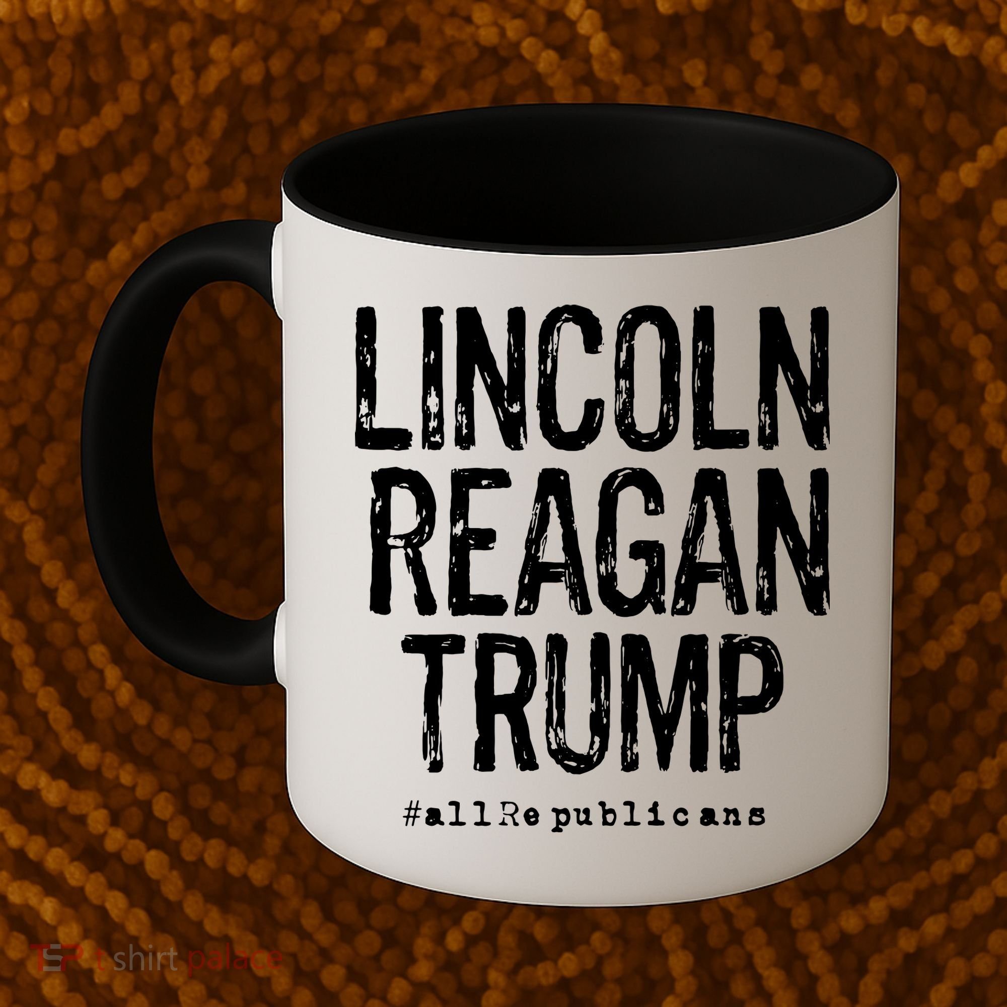 Lincoln Reagan Trump Favorite Presidents Coffee Mug