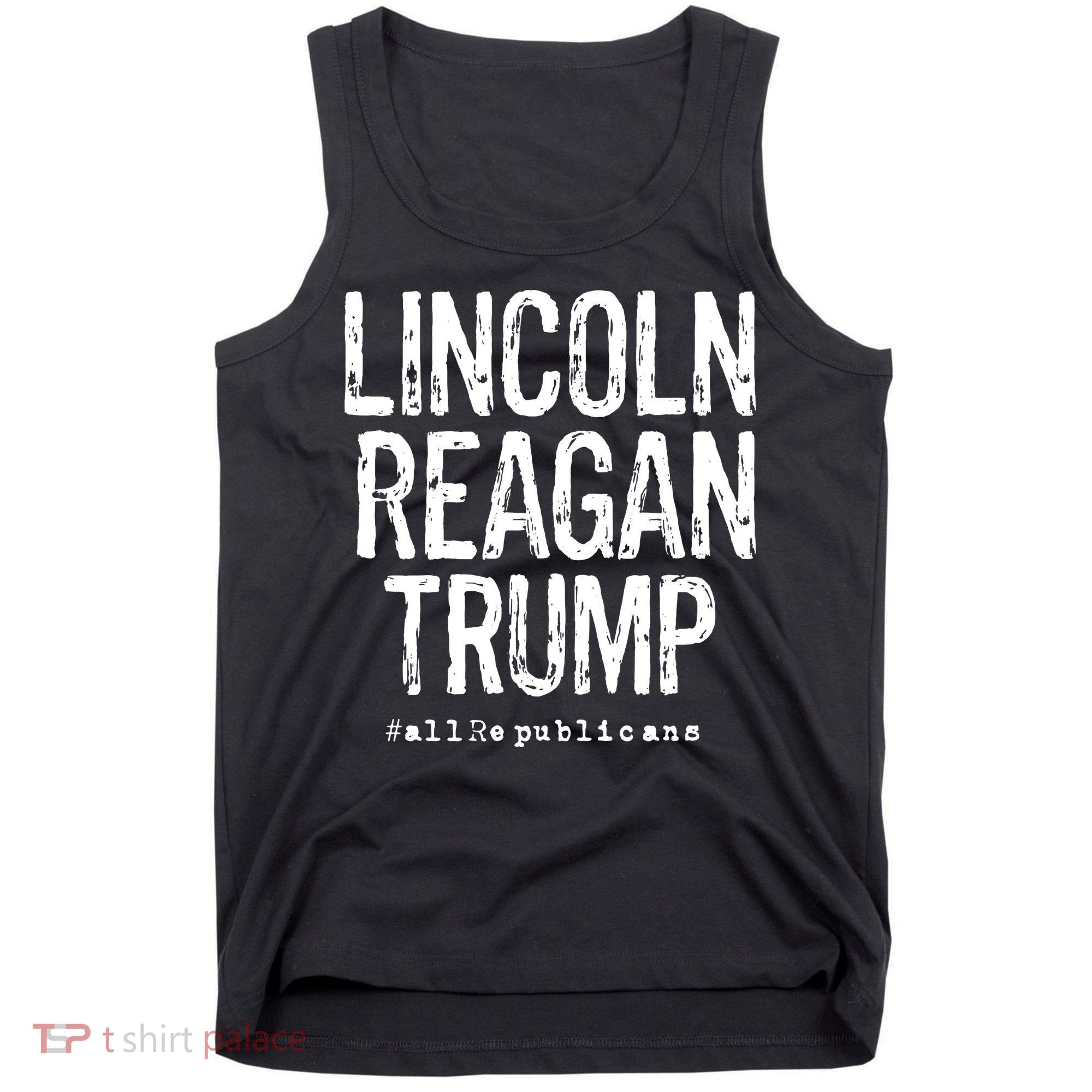 Lincoln Reagan Trump Favorite Presidents Tank Top