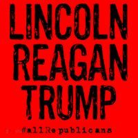 Lincoln Reagan Trump Favorite Presidents Santa Hat thumb 1