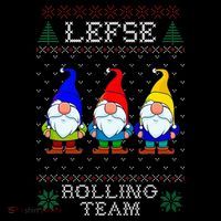 Lefse Rolling Team Christmas Baking Tomte Gnome Xmas  Doggie Tank thumb 4