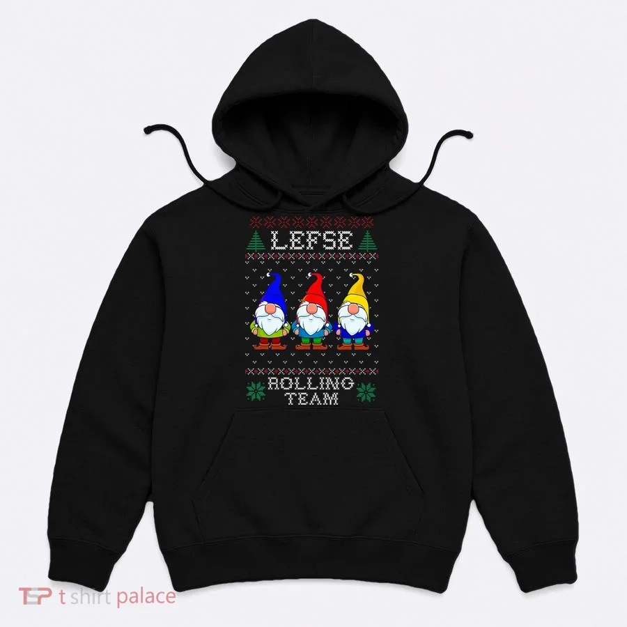 Lefse Rolling Team Christmas Baking Tomte Gnome Xmas  Hoodie