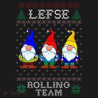 Lefse Rolling Team Christmas Baking Tomte Gnome Xmas  Apron thumb 3