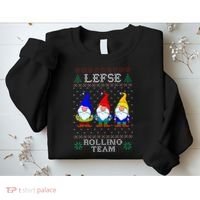 Lefse Rolling Team Christmas Baking Tomte Gnome Xmas  Sweatshirt thumb 2