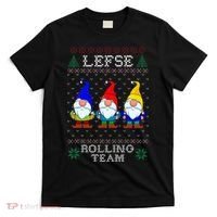 Lefse Rolling Team Christmas Baking Tomte Gnome Xmas  T-Shirt thumb 0