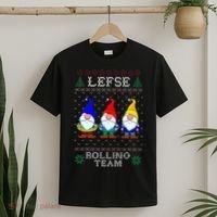 Lefse Rolling Team Christmas Baking Tomte Gnome Xmas  T-Shirt thumb 2