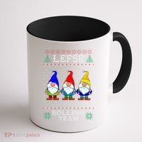 Lefse Rolling Team Christmas Baking Tomte Gnome Xmas  Coffee Mug thumb 1