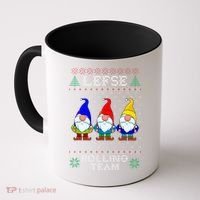 Lefse Rolling Team Christmas Baking Tomte Gnome Xmas  Coffee Mug thumb 0