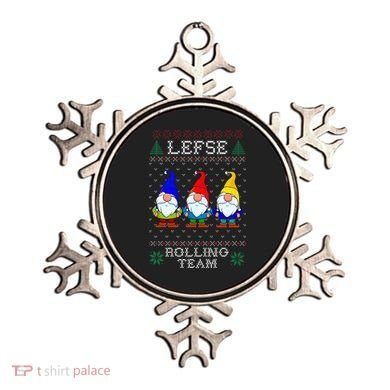 Lefse Rolling Team Christmas Baking Tomte Gnome Xmas  Ornament