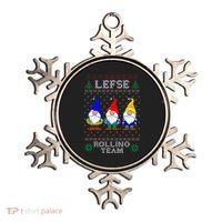 Lefse Rolling Team Christmas Baking Tomte Gnome Xmas  Ornament thumb 0
