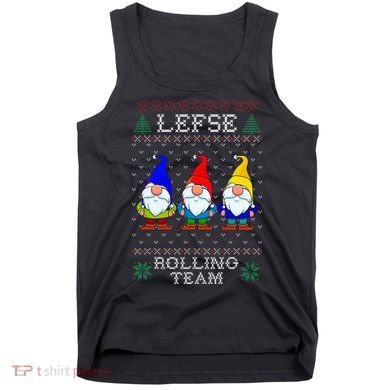 Lefse Rolling Team Christmas Baking Tomte Gnome Xmas  Tank Top