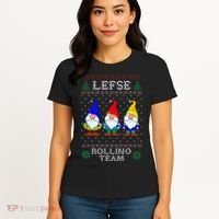 Lefse Rolling Team Christmas Baking Tomte Gnome Xmas  Women's T-Shirt thumb 4